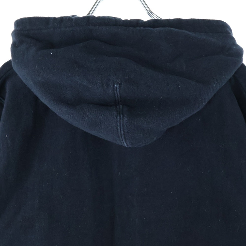 MARK MCNAIRY(マークマクナイリー) Inferior ボックスロゴ プリント プルオーバーパーカー フーディ ブラック