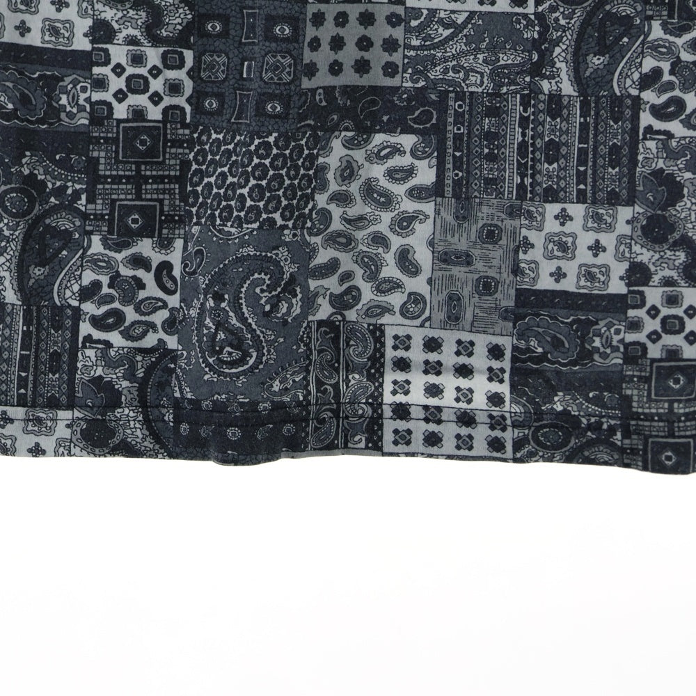 SUPREME(シュプリーム) 19SS Patchwork Paisley S/S Top パッチワークペイズリー 半袖Tシャツ カットソー ブラック