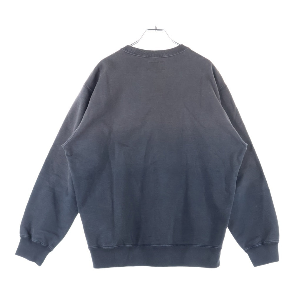 SUPREME(シュプリーム) 19SS Dipped Crewneck クラシックロゴ ディップド クルーネック スウェット トレーナー ブラウン