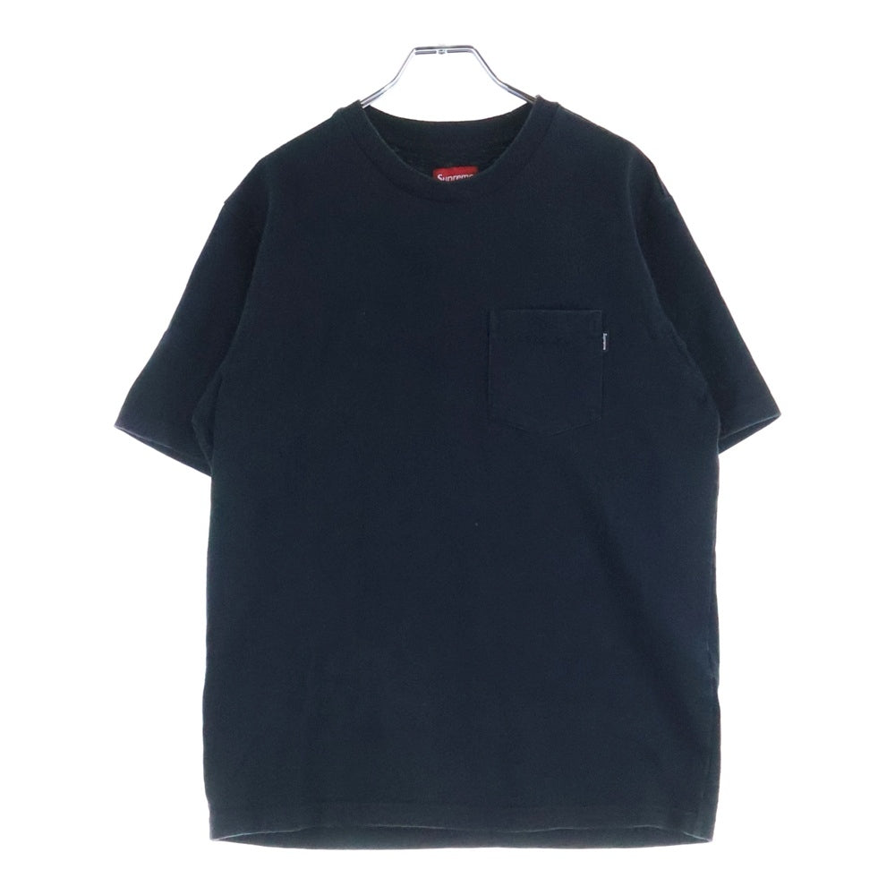 SUPREME(シュプリーム) 19AW S/S Pocket Tee 胸ポケット 半袖Tシャツ カットソー ブラック