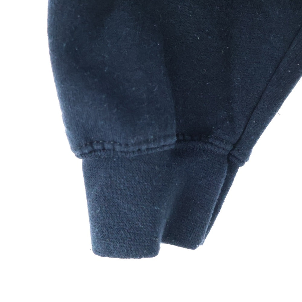 NO BRAND(ノーブランド) HELLOWS EXTRAFINE ハローズエクストラファイン フロントロゴ 刺繍 プルオーバーパーカー フーディ ブラック