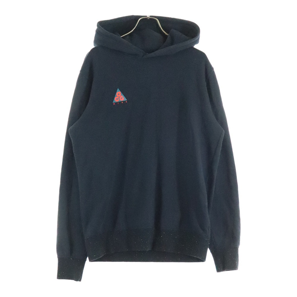NIKE(ナイキ) ACG 胸ロゴプリント プルオーバーパーカー フーディ ブラック AT5501-010