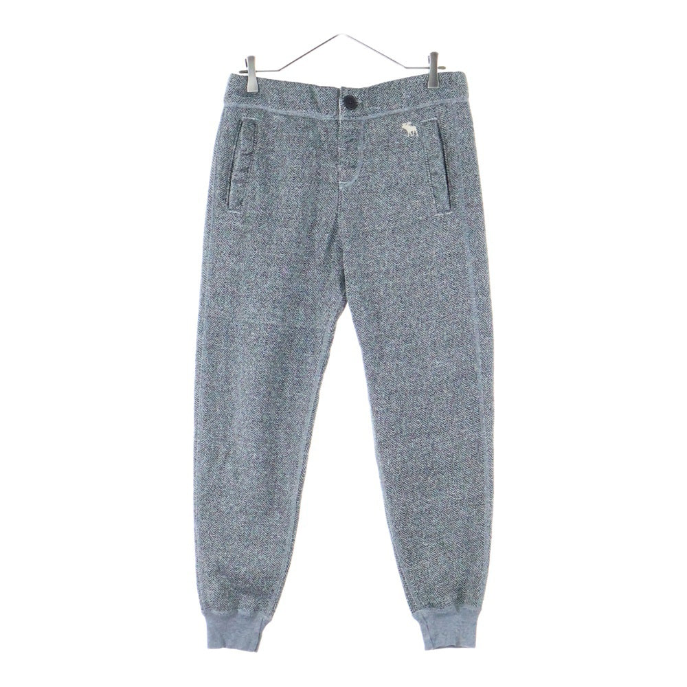 Abercrombie&Fitch(アバクロンビーアンドフィッチ) ヘリンボーン ジョガーパンツ グレー