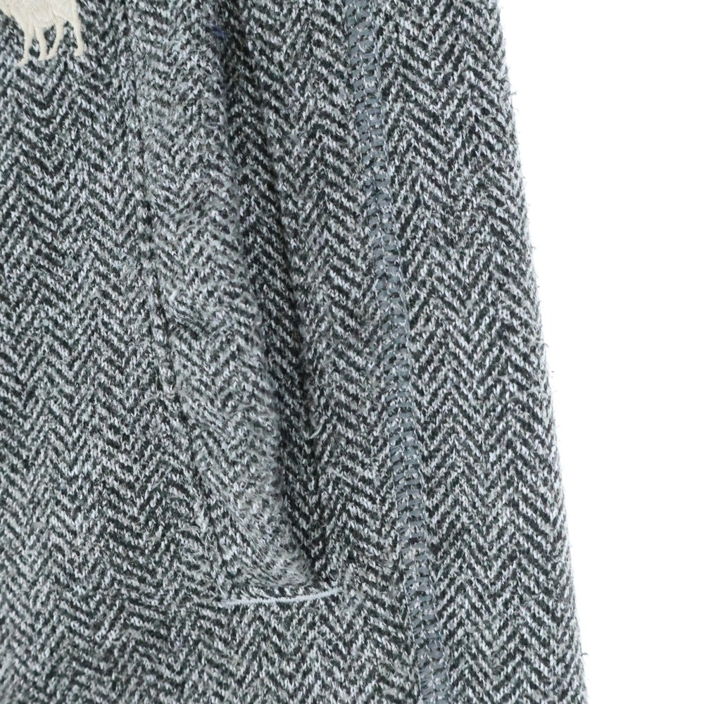 Abercrombie&Fitch(アバクロンビーアンドフィッチ) ヘリンボーン ジョガーパンツ グレー