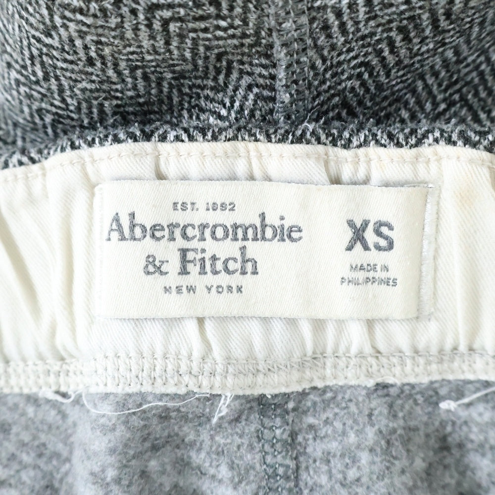 Abercrombie&Fitch(アバクロンビーアンドフィッチ) ヘリンボーン ジョガーパンツ グレー