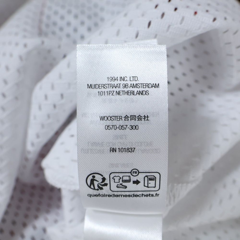 SUPREME(シュプリーム) 25SS Bandana Football Jersey バンダナ フットボール ジャージ メッシュ 半袖Tシャツ ホワイト/レッド