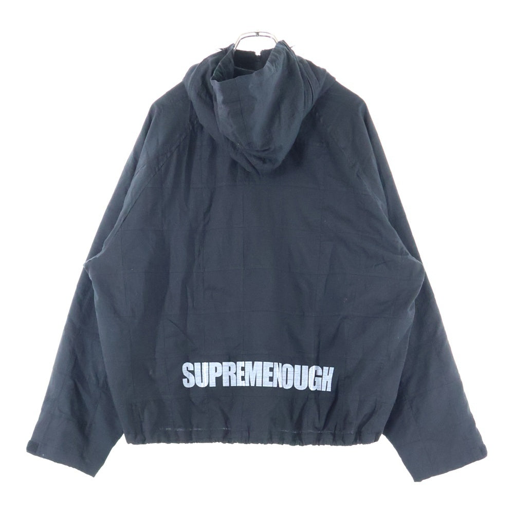 SUPREME(シュプリーム) 25SS×GOODENOUGH Patchwork Madras Hooded Jacket グッドイナフ パッチワーク マドラス フーデッドジャケット フーディ ブラック