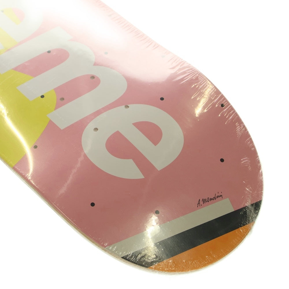 SUPREME(シュプリーム) 16SS Mendini Skateboard Deck アレッサンドロ メンディーニ スケートボード デッキ マルチ/ピンク