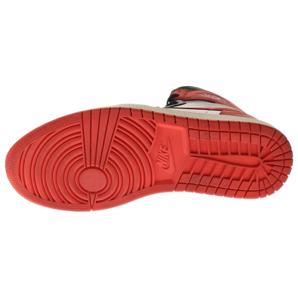 NIKE(ナイキ) AIR JORDAN 1 RETRO HIGH TRACK RED エアジョーダン1 トラック レッド ハイカットスニーカー レッド US8.5/26.5cm 555088-112