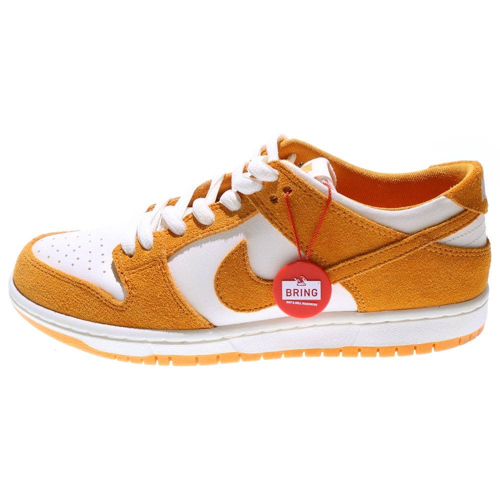NIKE SB(ナイキエスビー) ZOOM DUNK LOW CIRCUIT ORANGE ズームダンクロー サーキットオレンジ ローカットスニーカーシューズ オレンジ/ホワイト US8.5/26.5cm 854866-881
