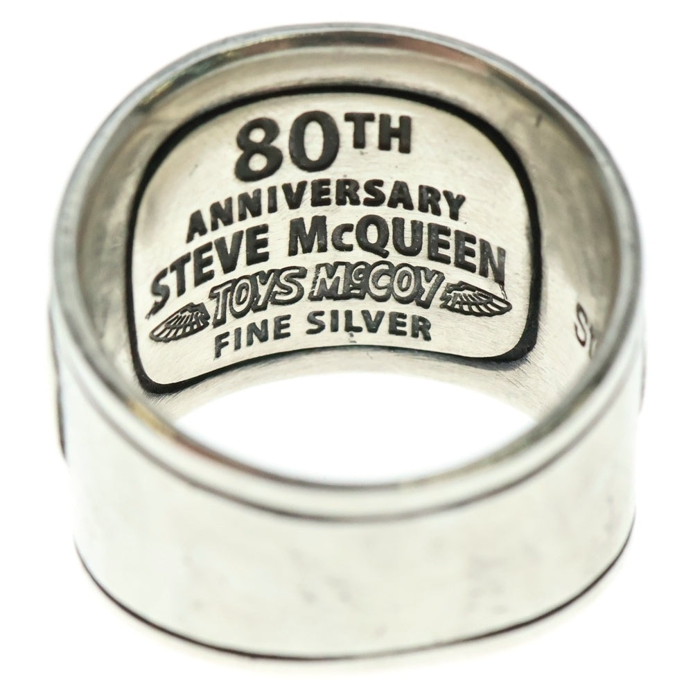 TOYS McCOY(トイズマッコイ) × STEVE MCQUEEN 80th Anniversary SILVER RING スティーブマックイーン 80周年記念限定 リング シルバー TMA0003