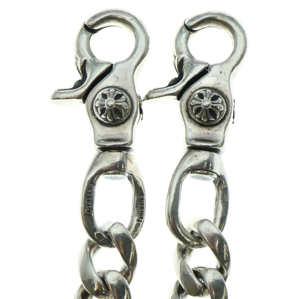 CHROME HEARTS(クロムハーツ) CLASSIC SHORT-T/ 2クリップショートクラシック ウォレットチェーン シルバー BCA068