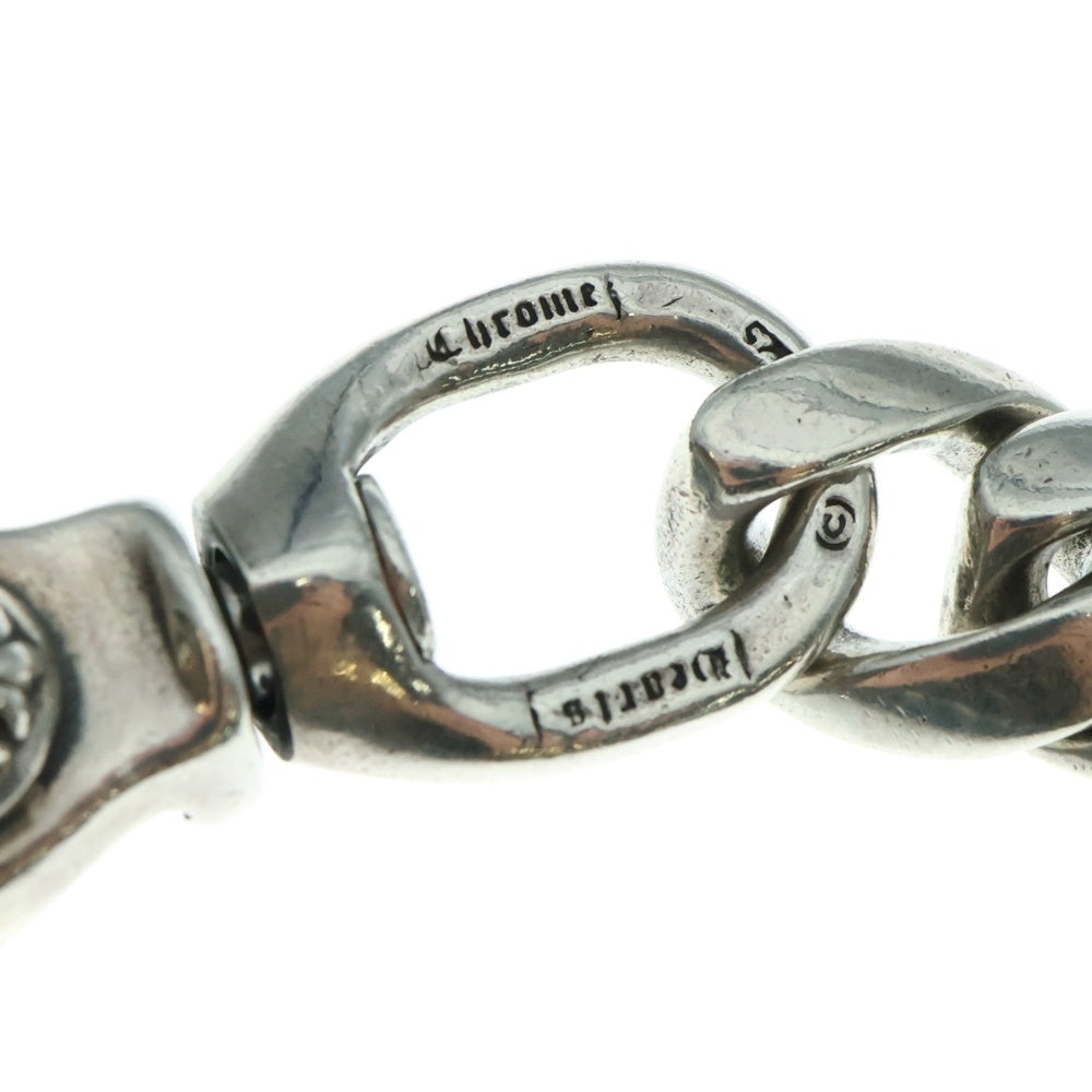 CHROME HEARTS(クロムハーツ) CLASSIC SHORT-T/ 2クリップショートクラシック ウォレットチェーン シルバー BCA068
