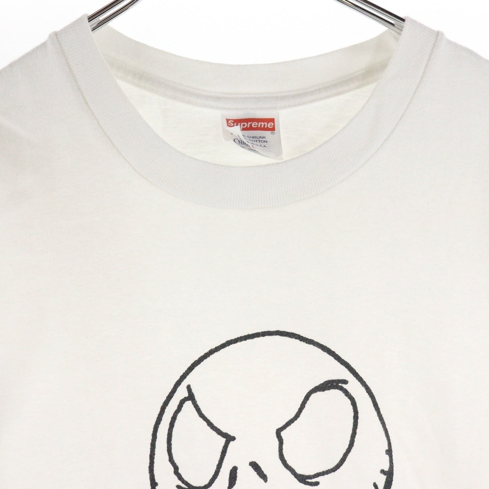 SUPREME(シュプリーム) 23AW Skeleton Tee スケルトン フロントプリント 半袖Tシャツカットソー ホワイト