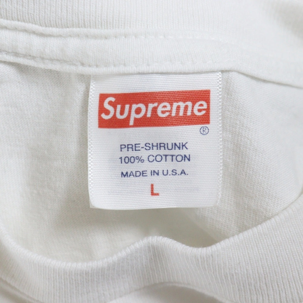 SUPREME(シュプリーム) 23AW Skeleton Tee スケルトン フロントプリント 半袖Tシャツカットソー ホワイト