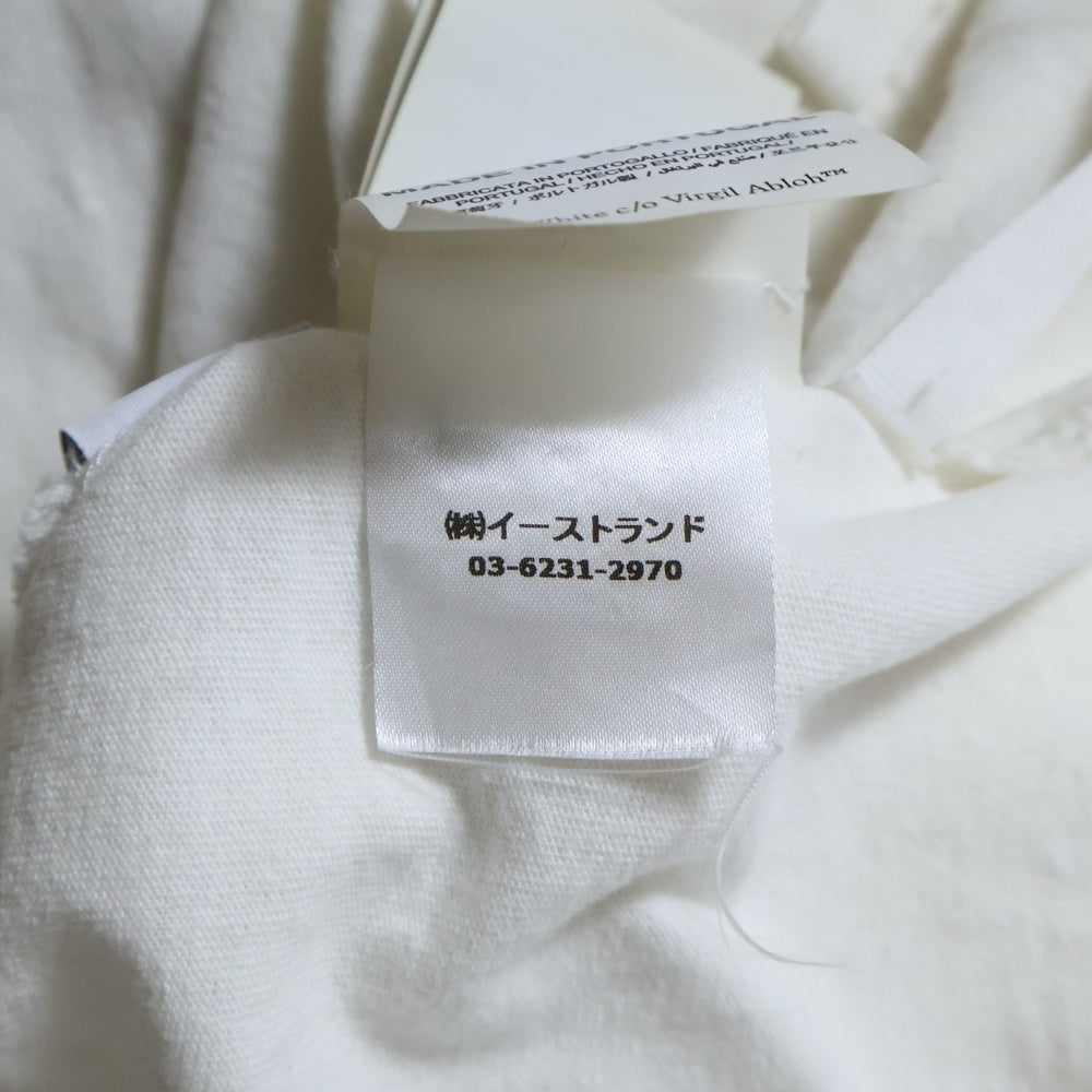 OFF-WHITE(オフホワイト) 21AW T-Shirt フロントロゴ バック グラデーション アローズ オーバーサイズ半袖Tシャツ ホワイトOMAA038F21JER002