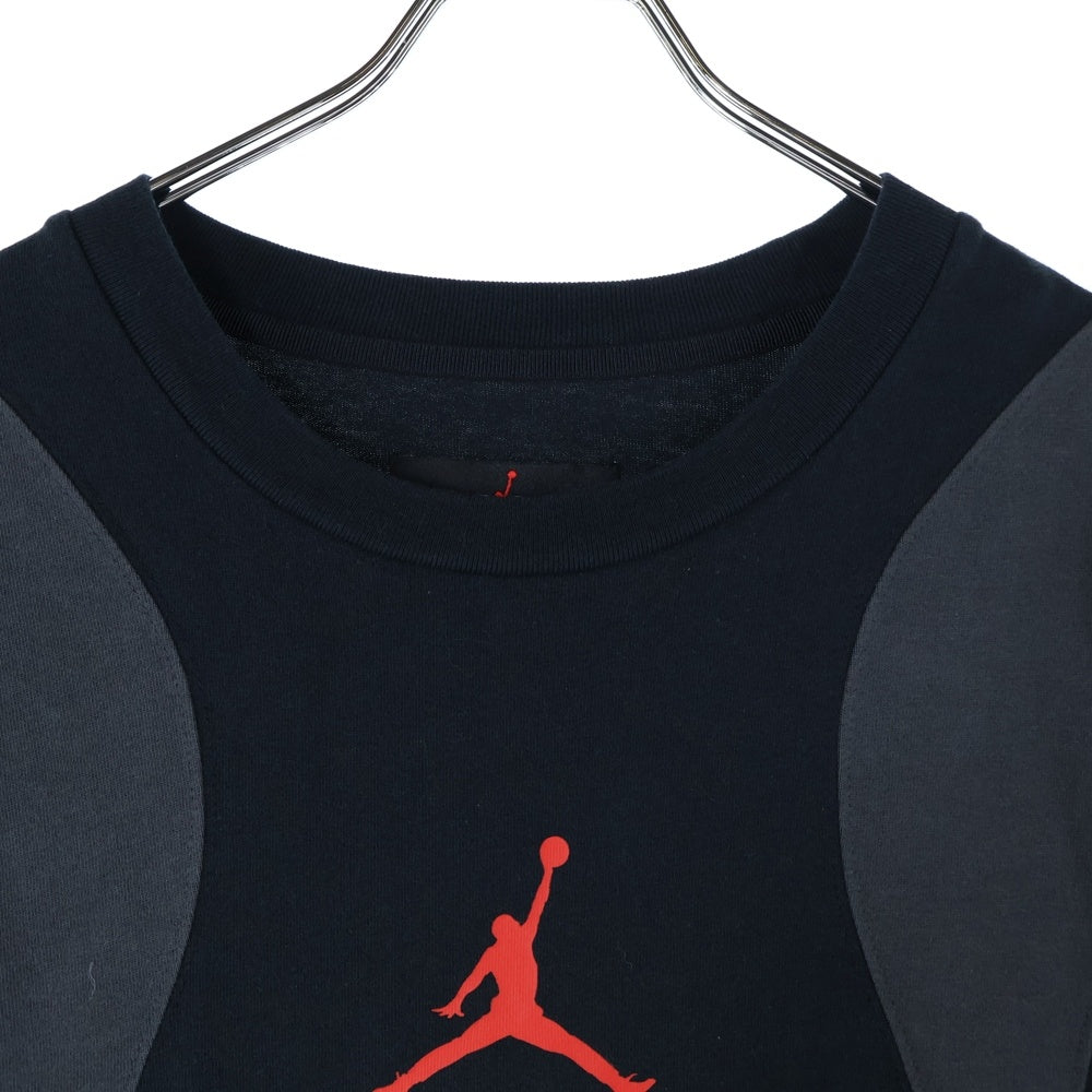 JORDAN BRAND(ジョーダンブランド) ×OFF-WHITE BOILER SUIT バッ クプリント 半袖Tシャツ カットソー ブラック CV0654-010