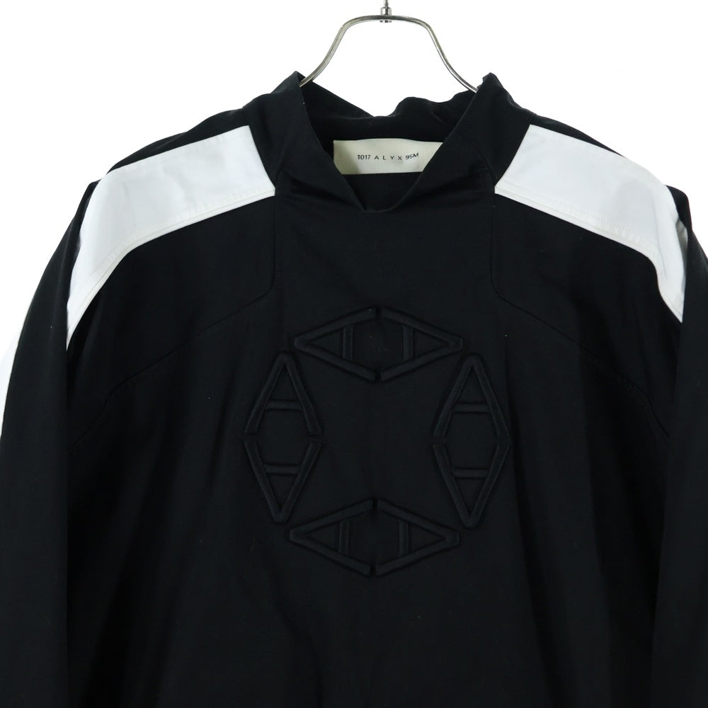 1017 ALYX 9SM(アリクス) Poplin Track Jacket フロント刺繍 サイドジップ トラックジャケット ホワイト/ブラック