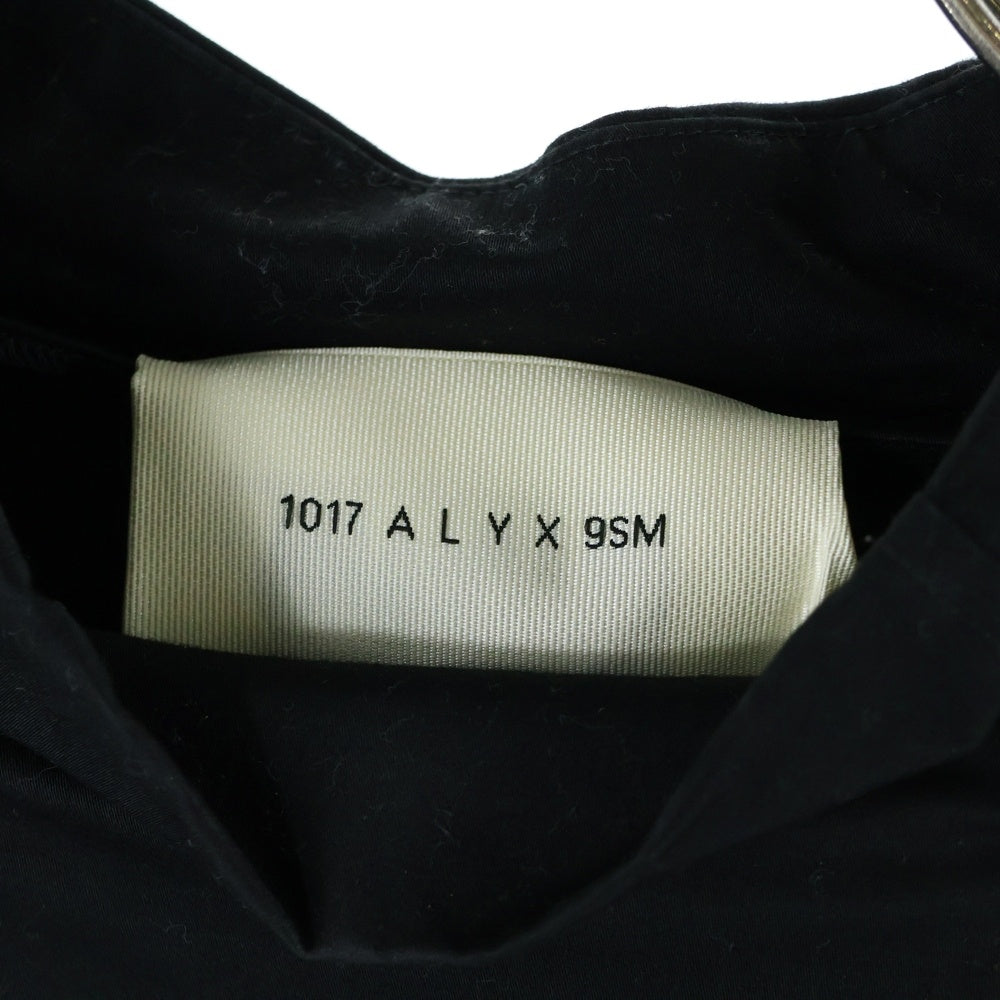 1017 ALYX 9SM(アリクス) Poplin Track Jacket フロント刺繍 サイドジップ トラックジャケット ホワイト/ブラック