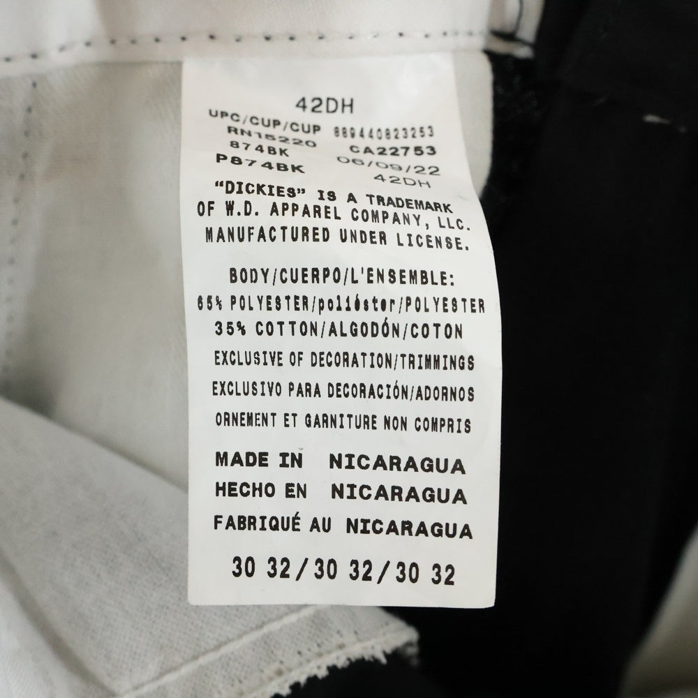 Dickies(ディッキーズ) 874 Virgil Abloh ヴァージルアブロー プリント ワークパンツ ブラック