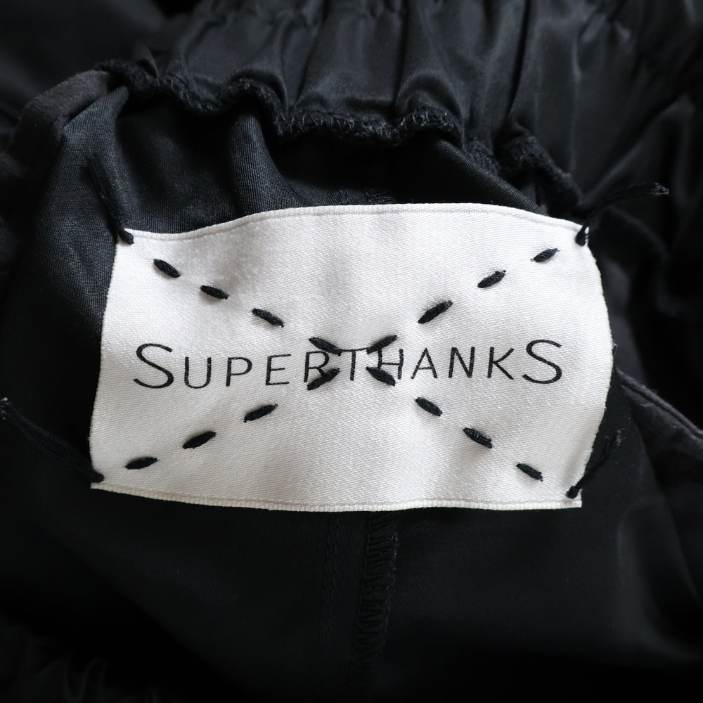 SUPERTHANKS(スーパーサンクス) ナイロンボディーバッグパンツ デザインカーゴ ワーク ブラック ST193 PT902