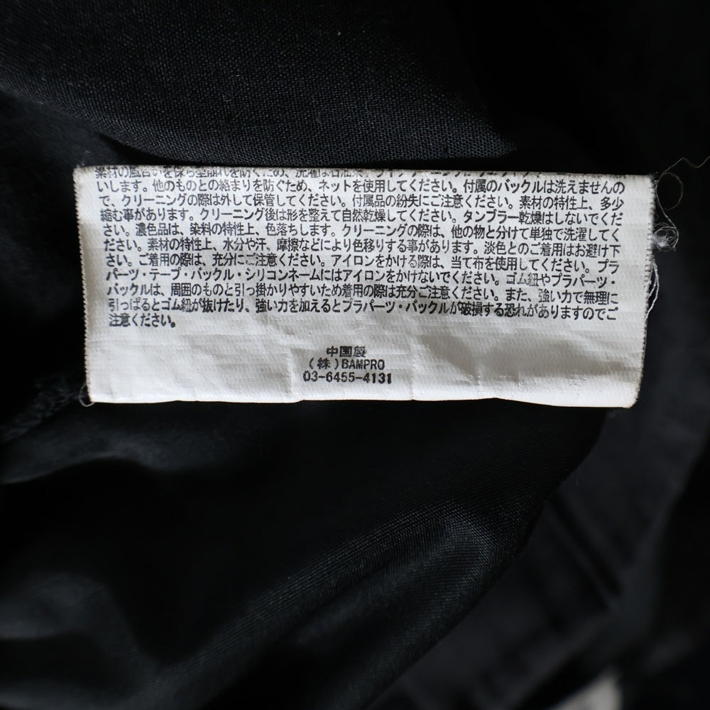 SUPERTHANKS(スーパーサンクス) ナイロンボディーバッグパンツ デザインカーゴ ワーク ブラック ST193 PT902