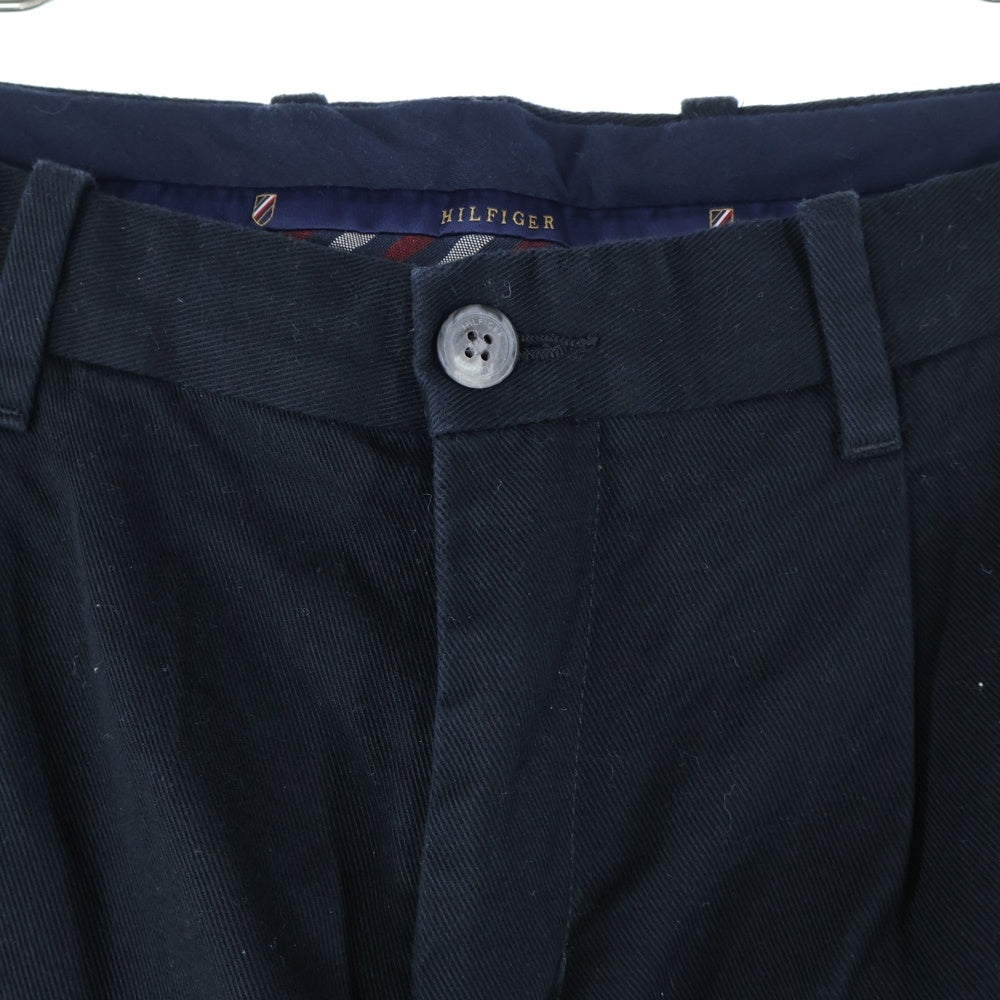 TOMMY HILFIGER(トミーヒルフィガー) コットン ワークパンツ ブラック