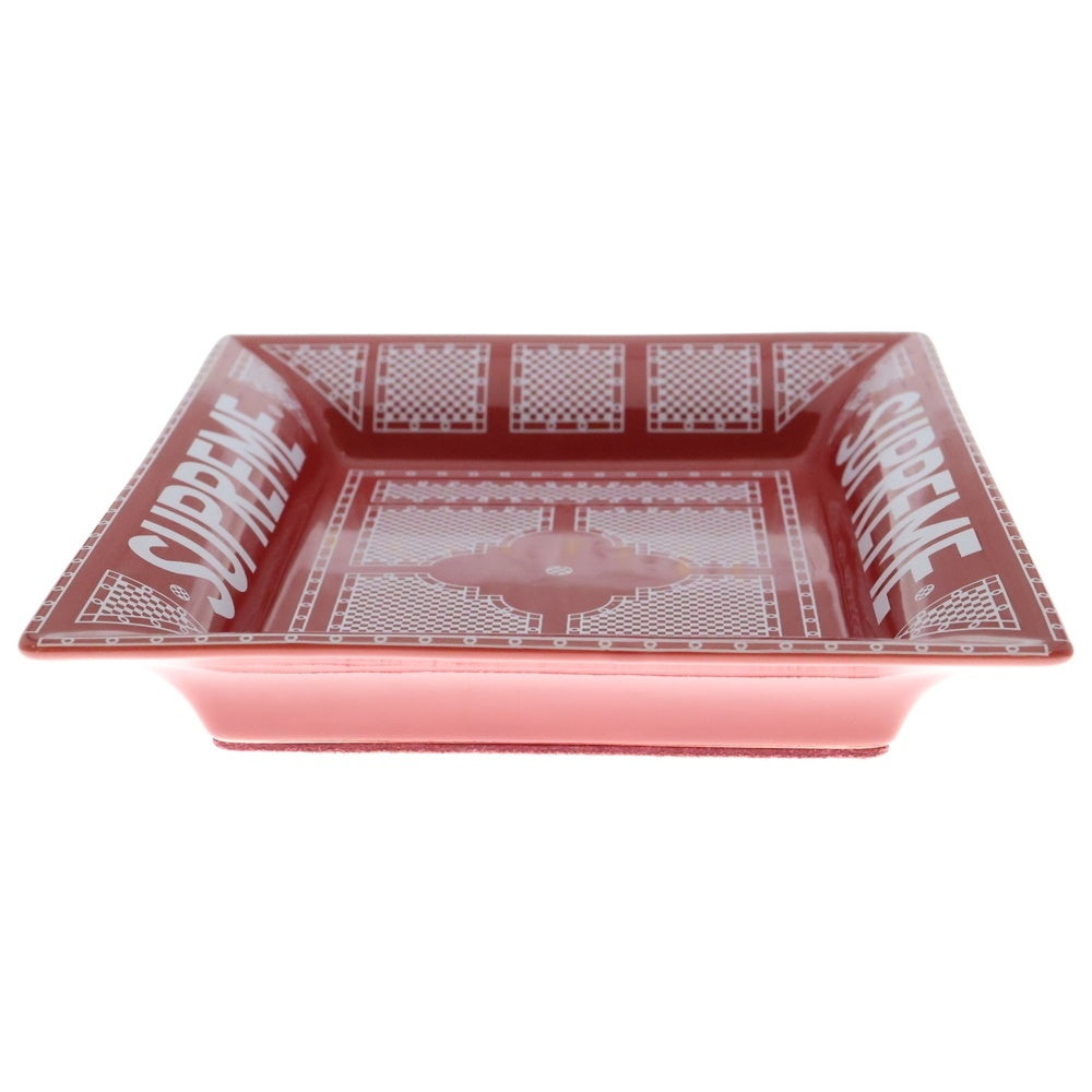 SUPREME(シュプリーム) 12SS Hermes Ceramic Tray エルメス セラミック トレイ 灰皿 レッド ■