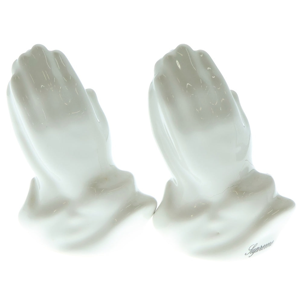 SUPREME(シュプリーム) 13SS Praying Hands Ceramic Salt & Pepper Shaker プレイングハンズ セラミック ソルト&ペッパー 塩胡椒入れ ホワイト ■