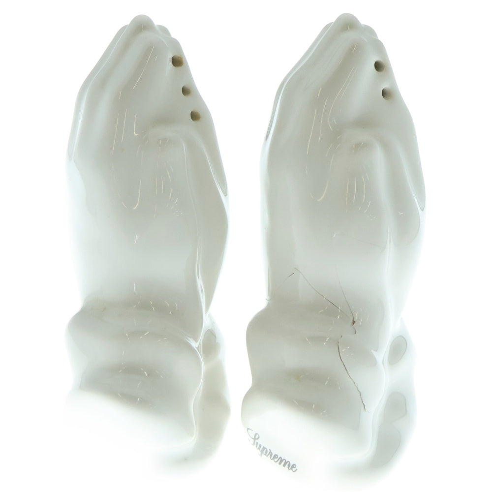 SUPREME(シュプリーム) 13SS Praying Hands Ceramic Salt & Pepper Shaker プレイングハンズ セラミック ソルト&ペッパー 塩胡椒入れ ホワイト ■