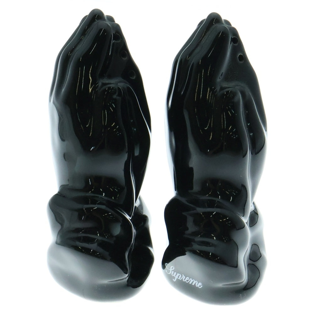 SUPREME(シュプリーム) 13SS Praying Hands Ceramic Salt & Pepper Shaker プレイングハンズ セラミック ソルト&ペッパー 塩胡椒入れ ブラック ■