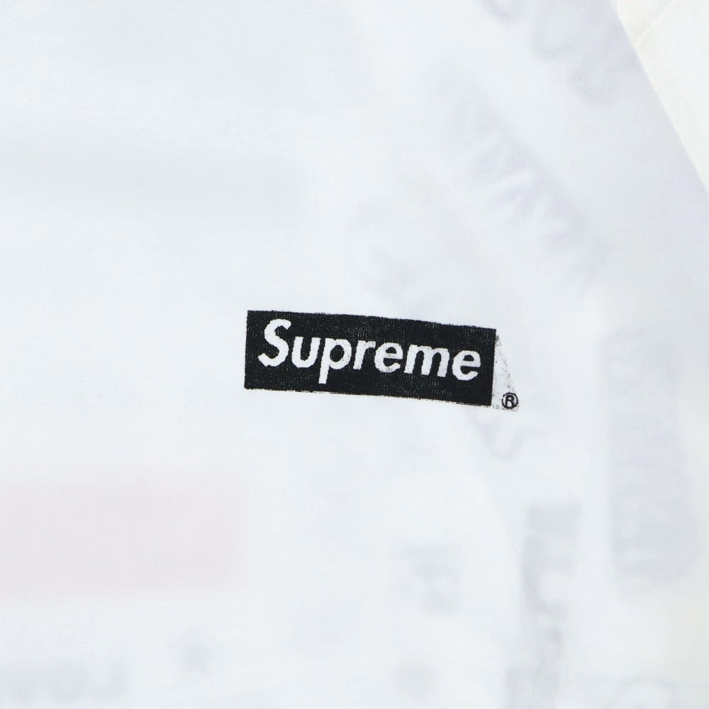 SUPREME(シュプリーム) 21SS Spiral Tee スパイラル バックプリント クルーネック 半袖Tシャツ カットソー ホワイト
