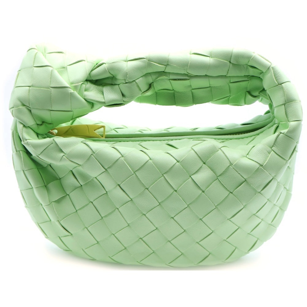 BOTTEGA VENETA(ボッテガヴェネタ) MINI JODIE ミニ ジョディ レザー イントレチャート ハンドバッグ ライトグリーン レディース A00107910I