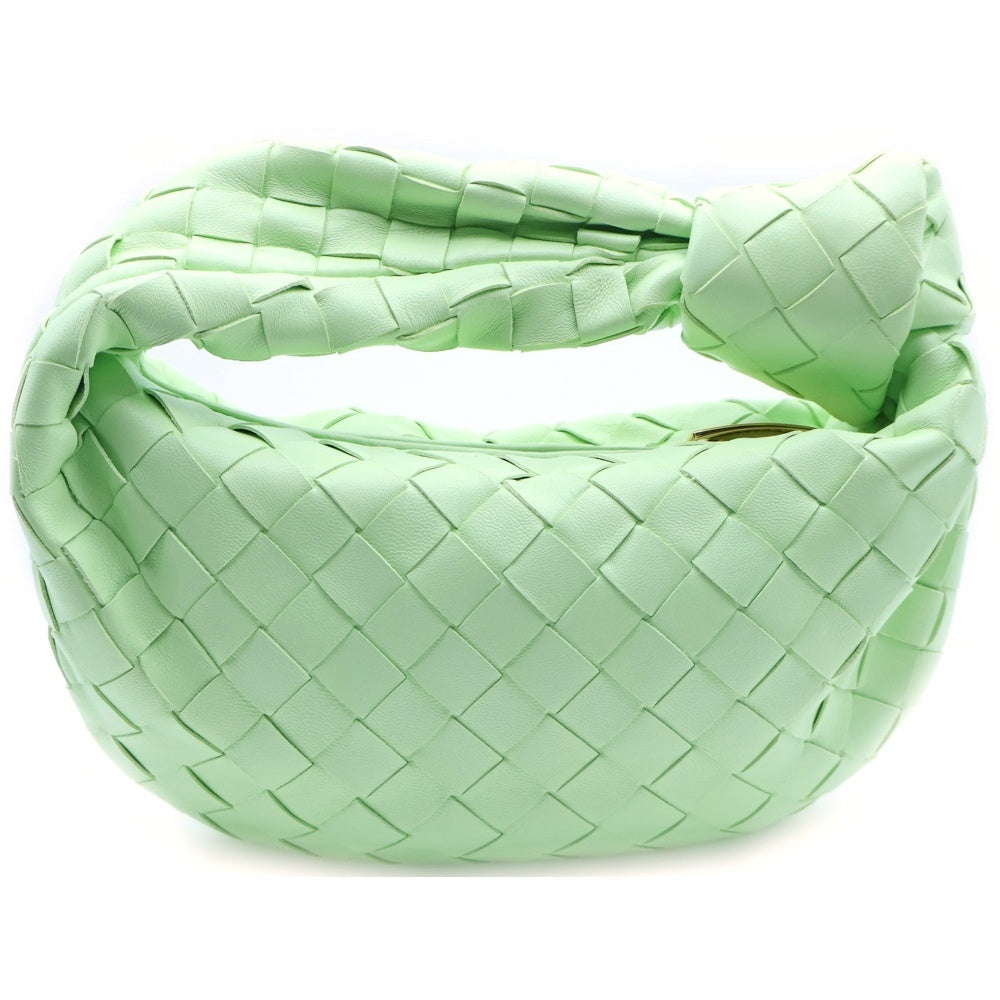 BOTTEGA VENETA(ボッテガヴェネタ) MINI JODIE ミニ ジョディ レザー イントレチャート ハンドバッグ ライトグリーン レディース A00107910I
