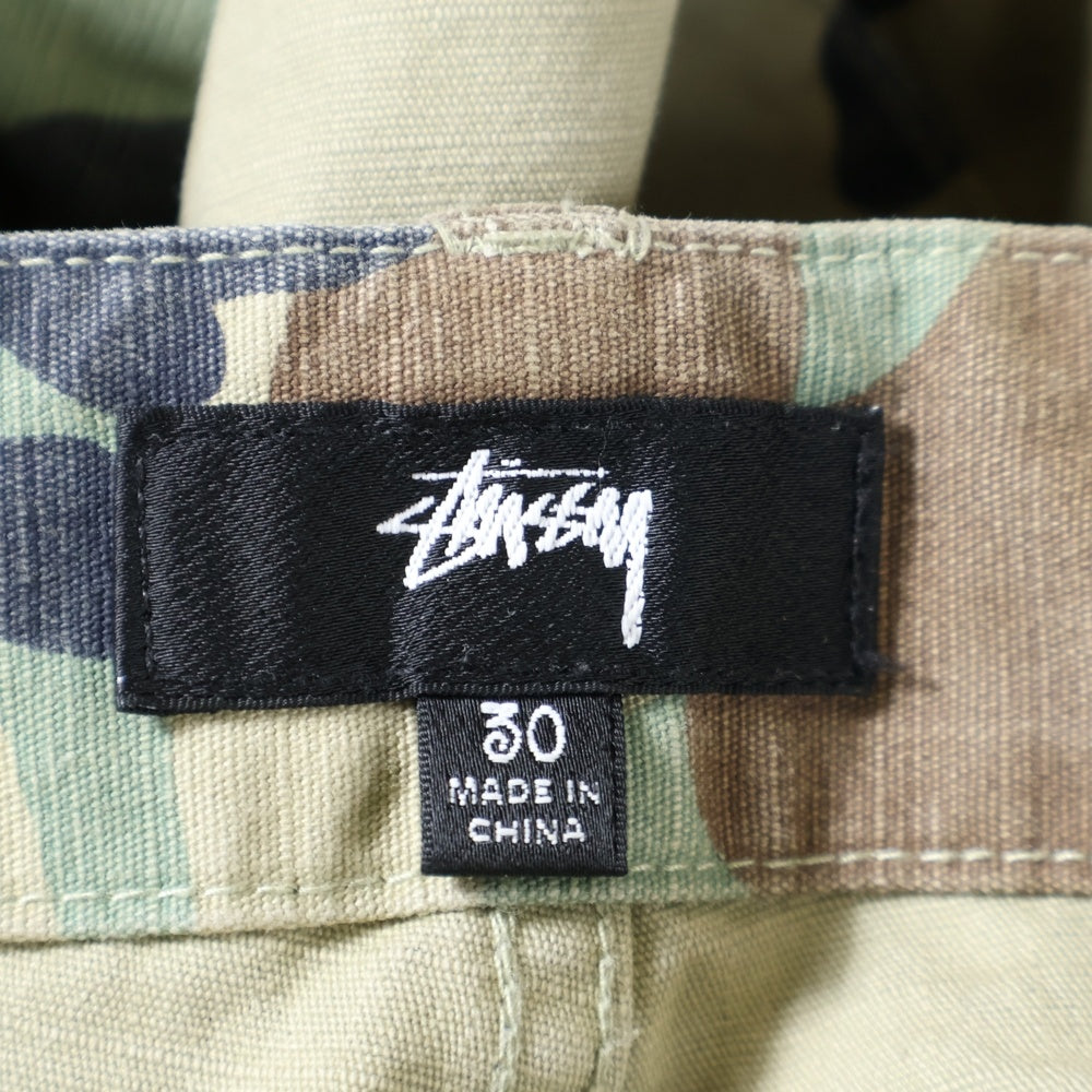 STUSSY(ステューシー) カモ柄Ripstop Surplus Cargo Pant リップストップ サープラス カーゴパンツ 116586 カーキ