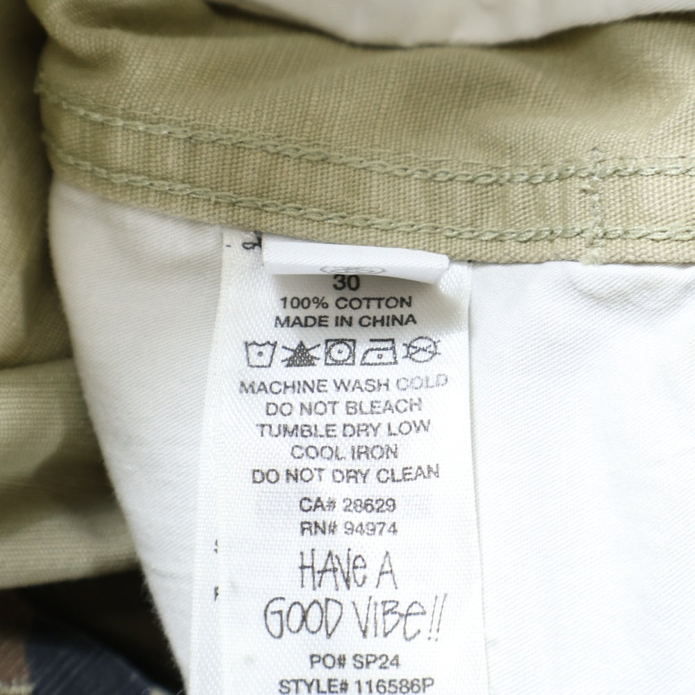 STUSSY(ステューシー) カモ柄Ripstop Surplus Cargo Pant リップストップ サープラス カーゴパンツ 116586 カーキ