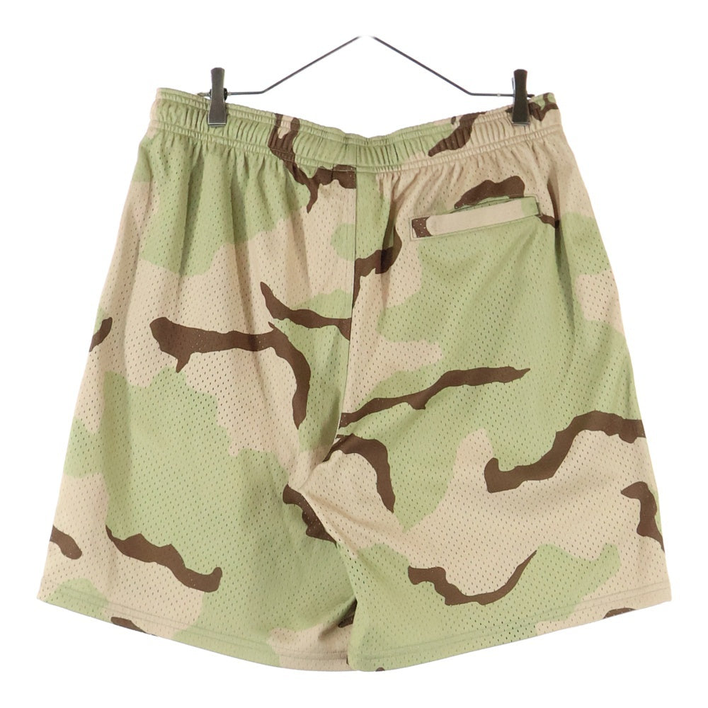 STUSSY(ステューシー) カモ柄 メッシュ ハーフパンツ ショーツ 112335 ベージュ/カーキ