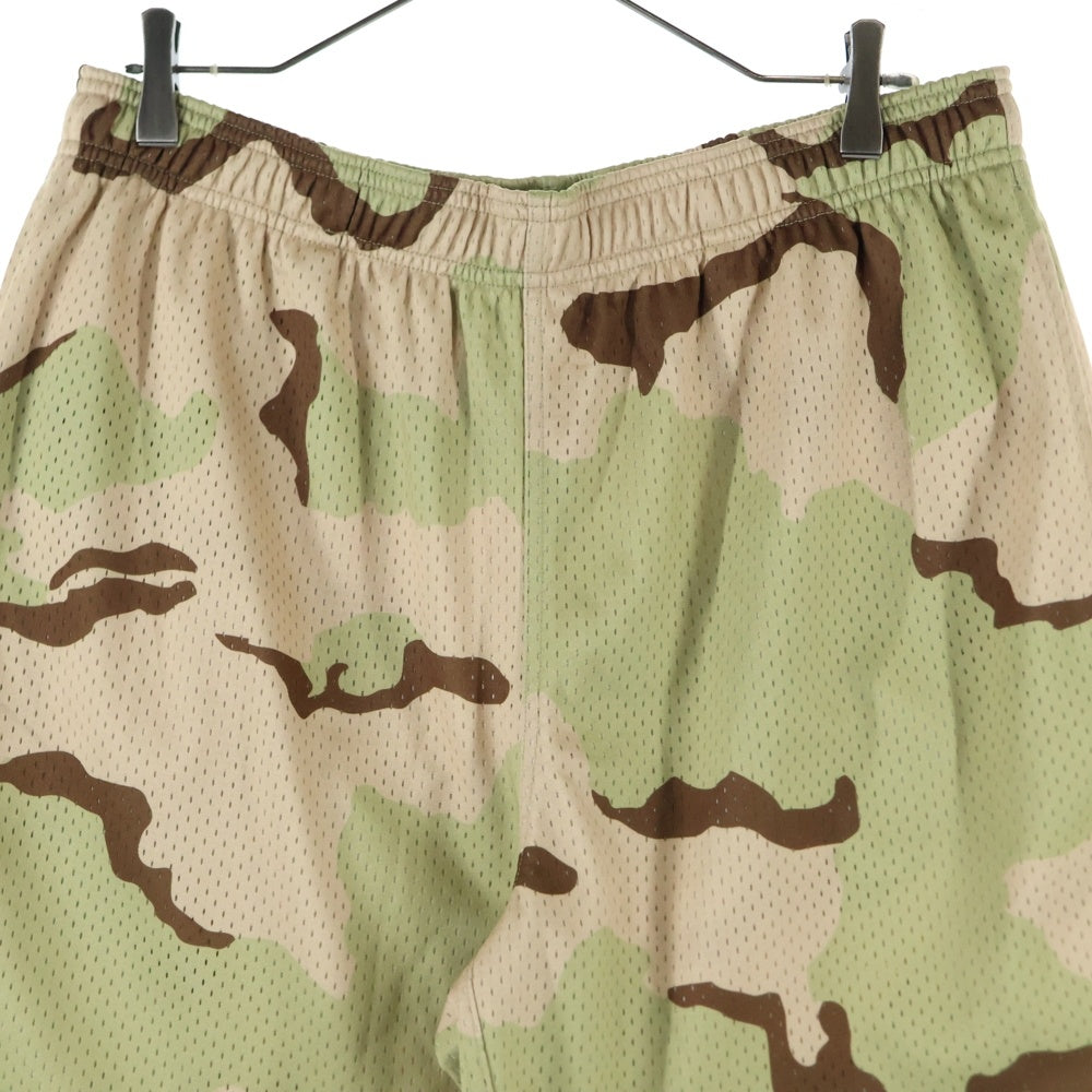 STUSSY(ステューシー) カモ柄 メッシュ ハーフパンツ ショーツ 112335 ベージュ/カーキ