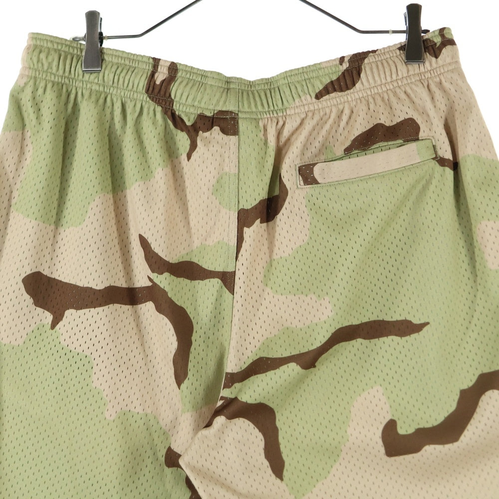 STUSSY(ステューシー) カモ柄 メッシュ ハーフパンツ ショーツ 112335 ベージュ/カーキ