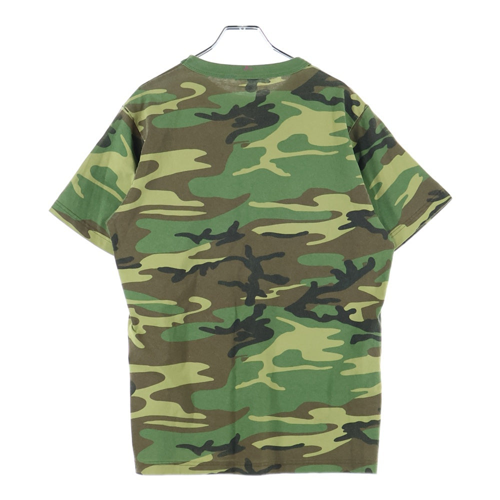 STUSSY(ステューシー) 24SS Sport Script スポート スクリプト クルーネック 半袖Tシャツ カットソー カーキ