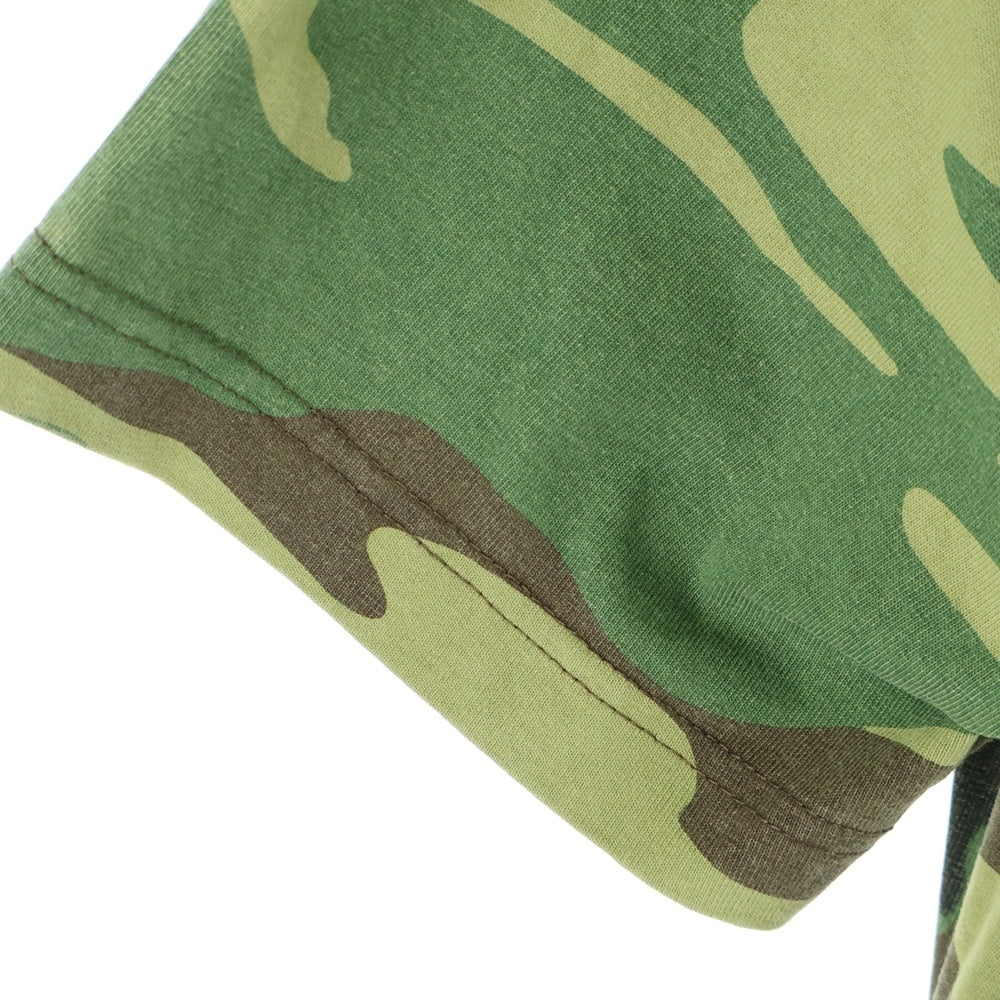 STUSSY(ステューシー) 24SS Sport Script スポート スクリプト クルーネック 半袖Tシャツ カットソー カーキ