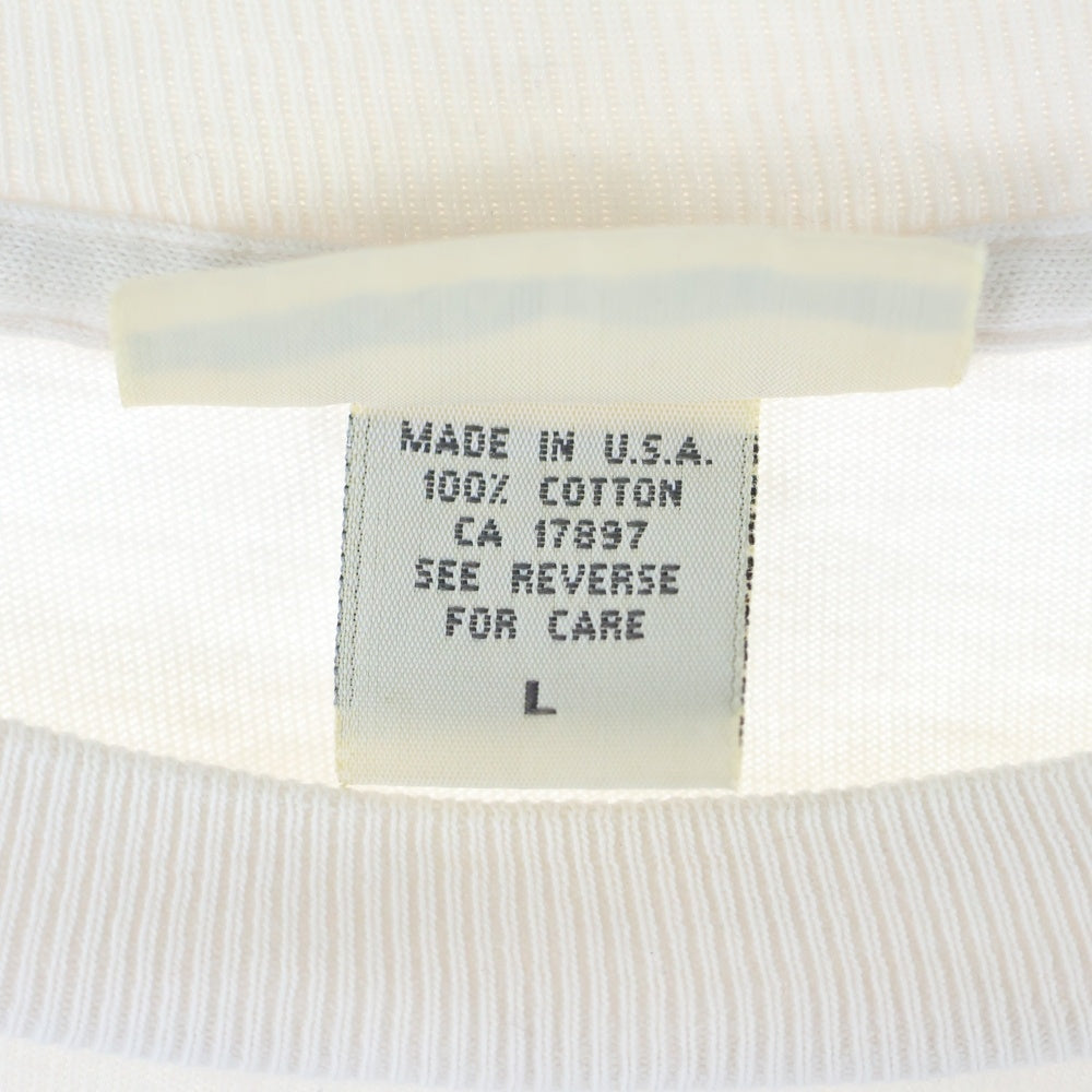 VINTAGE(ヴィンテージ) 90s Banana Republic バナナリパブリック 世界地図プリント クルーネック 半袖Tシャツ カットソー ホワイト