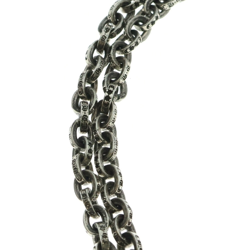 CHROME HEARTS(クロムハーツ) DBL PAPER CHAIN 2クリップ ダブルショートペーパーチェーン シルバーウォレットチェーン