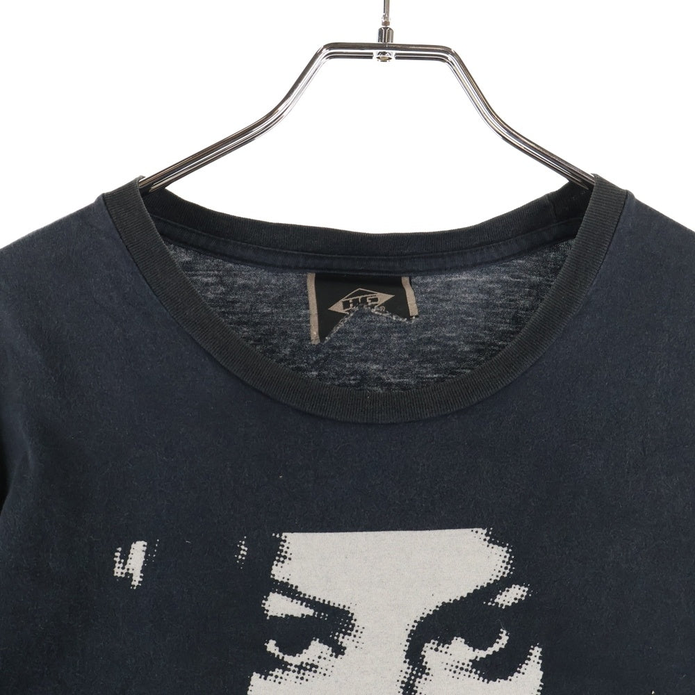 HYSTERIC GLAMOUR(ヒステリックグラマー) 両面 プリント 半袖Tシャツカットソー ブラック