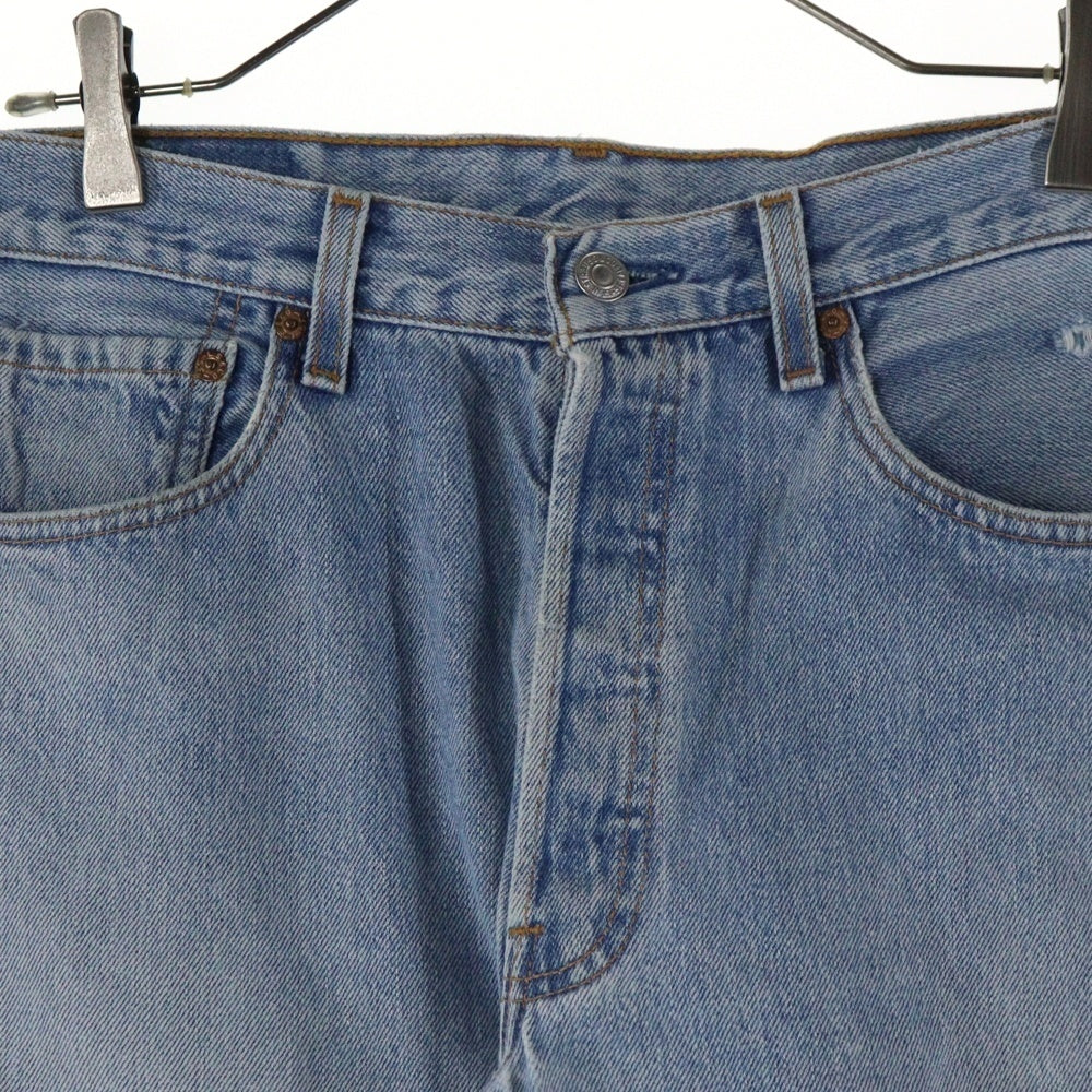 Levi's(リーバイス) 501 切り替えパッチワーク デニム ブルー
