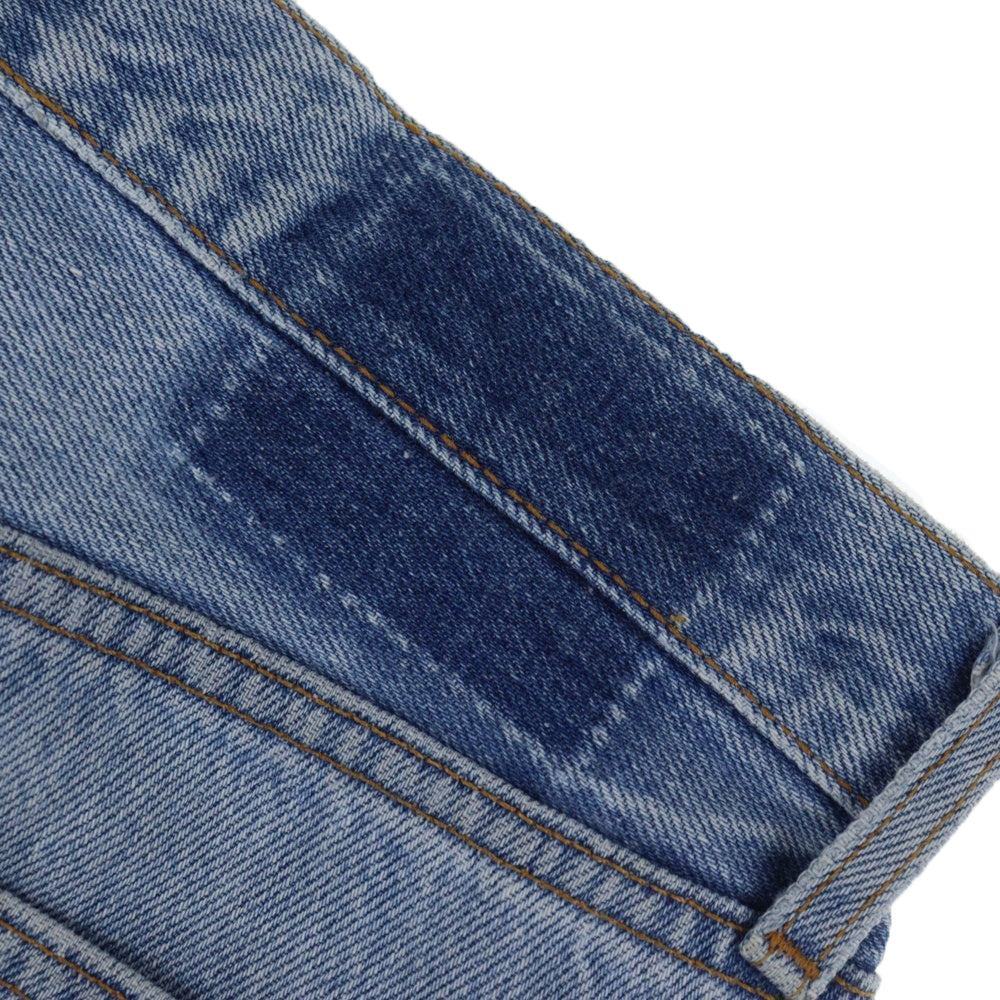 Levi's(リーバイス) 501 切り替えパッチワーク デニム ブルー