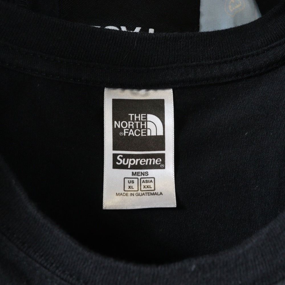 SUPREME(シュプリーム) 22SS ×Bandana S/S Tee ザノースフェイス バンダナ クルーネック 半袖Tシャツ カットソー ブラック NT02209I