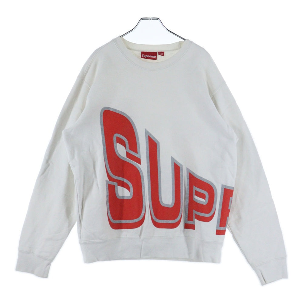 SUPREME(シュプリーム) 18SS Side Arc Crewneck サイド アーチロゴ クルーネック スウェットトレーナー ホワイト