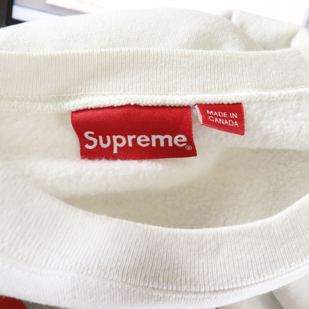 SUPREME(シュプリーム) 18SS Side Arc Crewneck サイド アーチロゴ クルーネック スウェットトレーナー ホワイト