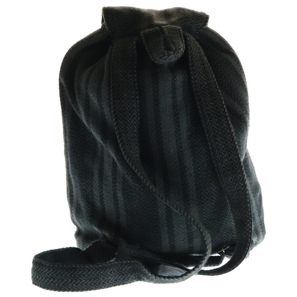 NEIGHBORHOOD(ネイバーフッド) CAPRI/C-LUGGAGE カプリ 総柄 コットン バッグパック ブラック 201TQNH-CG01